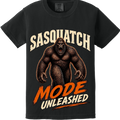Sasquatch Mode Unleashed T-Shirt – Funny Bigfoot Graphic Tee, Bold Wilderness Shirt