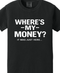 WHERES MY MONEY, It Was Just Here