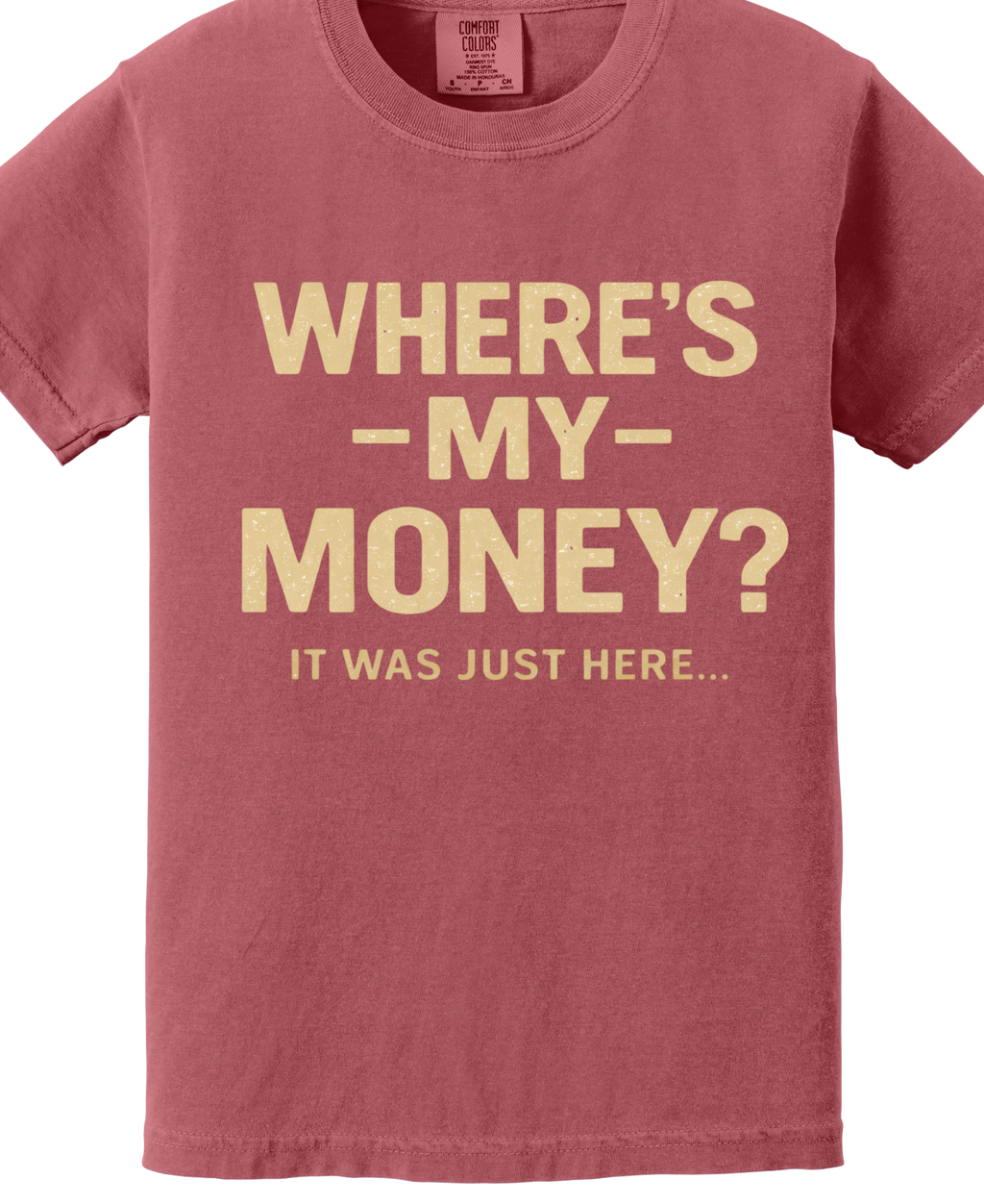 WHERES MY MONEY, It Was Just Here